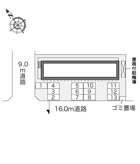 加須市花崎北２丁目 月極駐車場